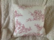 FRENCH TOILE DE JOUY VINTAGE RED